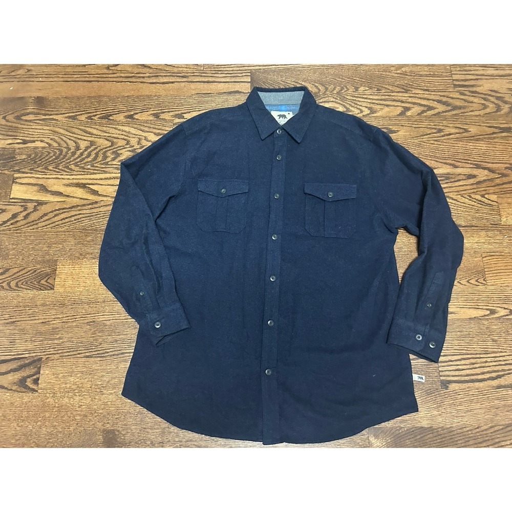 Dakota Grizzly Men's Ranger Chamois‎ Shirt Iron Blue XX-Large  Warm